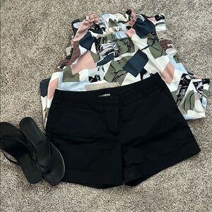 Express Black Dress Shorts
